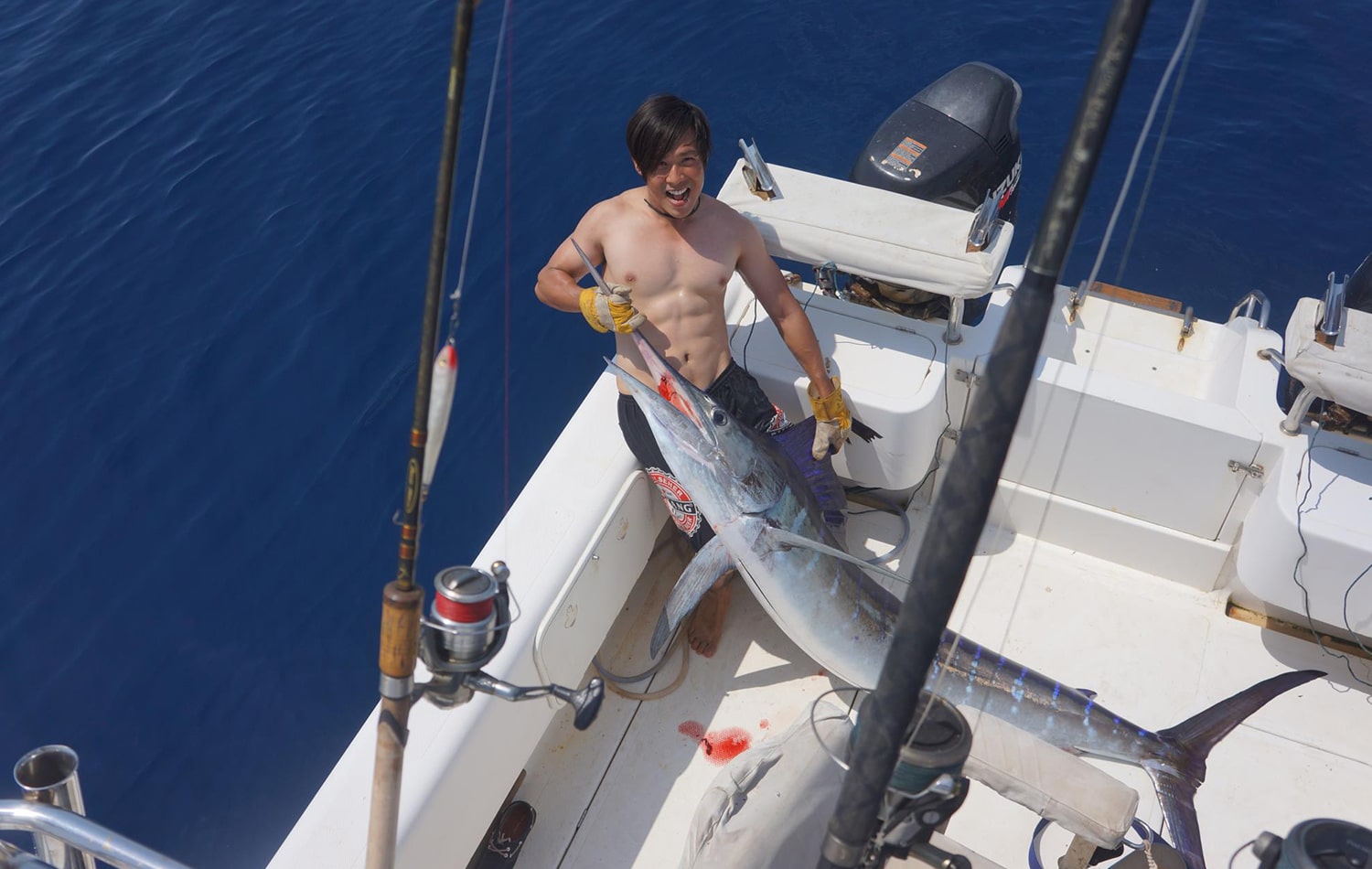 Fishing in the Strait of Pemba Island