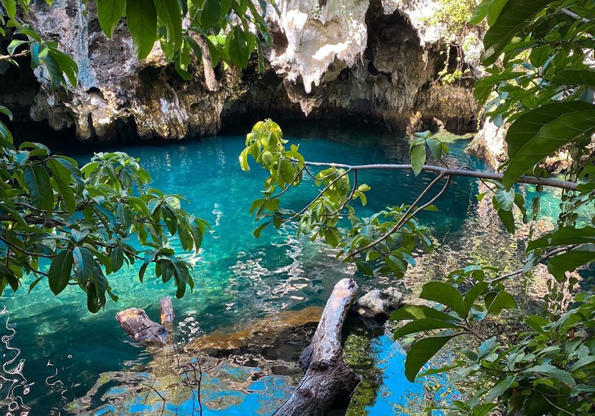 The Crystal Clear Pool of Maalum Cave