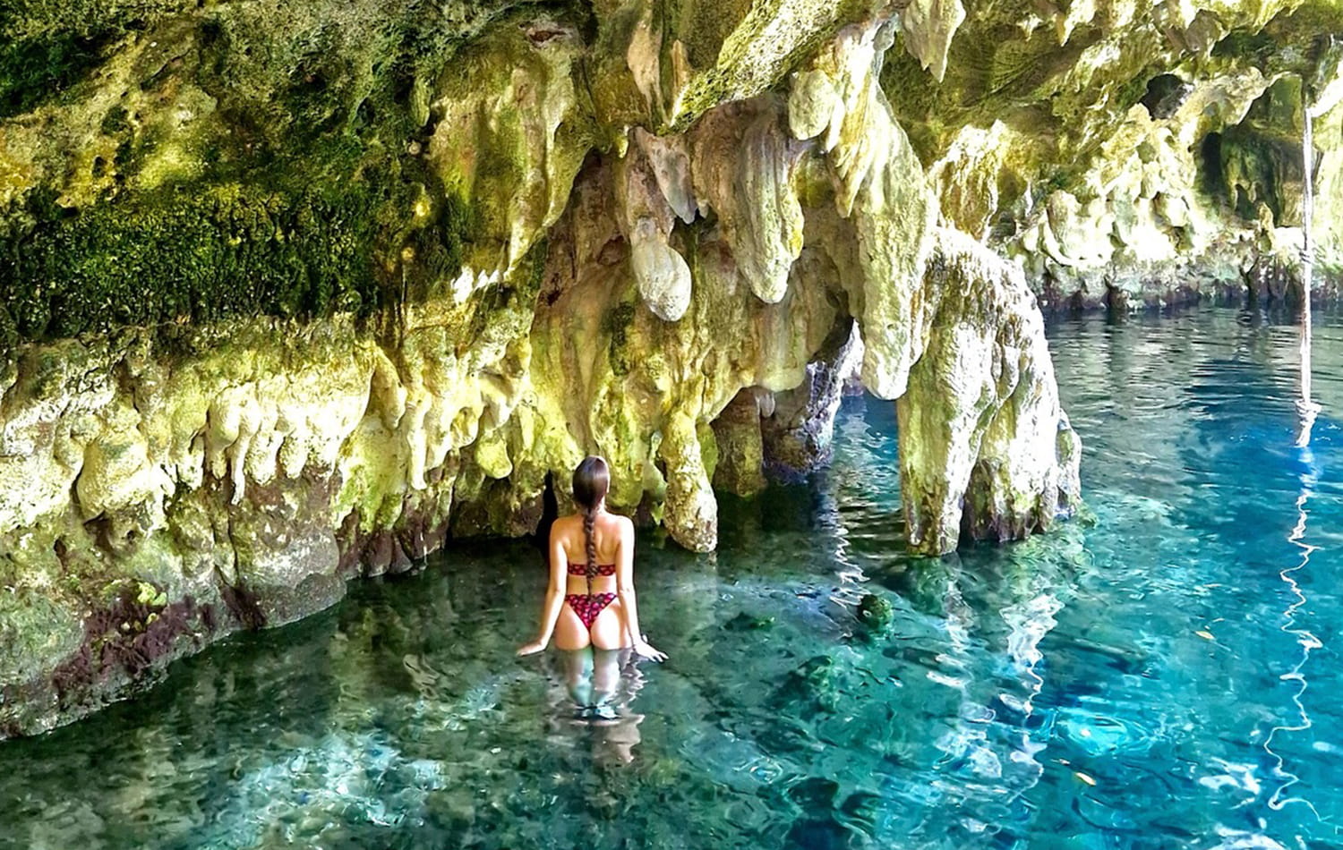 The Crystal Clear Pool of Maalum Cave